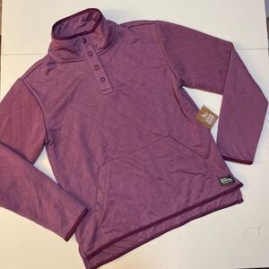 Eddie Bauer Purple Pullover Sweatshirt